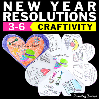 Preview of New Years Bulletin Board Ideas Craft Happy New Year Goals Resolution Activities
