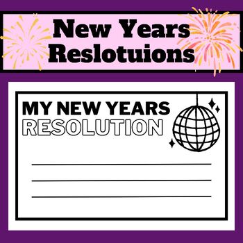 Preview of New Years Resolution Slips