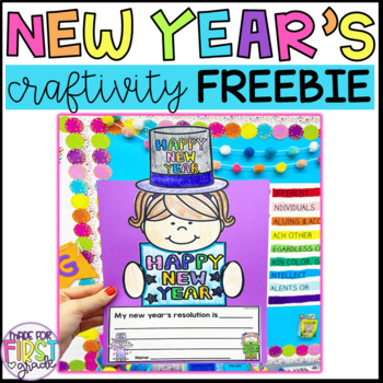 Preview of New Years Resolution Writing and Craft: FREE