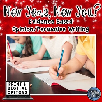 Preview of New Years Resolutions 2024 Evidence Based Writing Activities