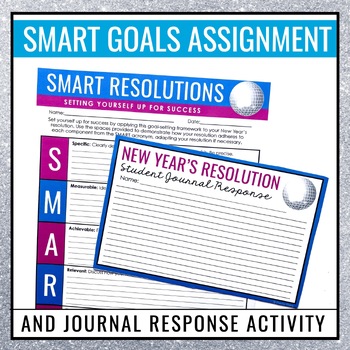 NEW YEARS RESOLUTIONS: Goal Setting by Presto Plans | TpT