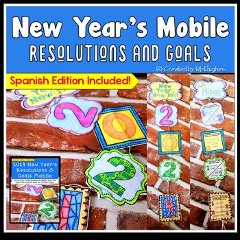 New Year's Resolutions and Goals Mobile 2019 Edition {FREEBIE}