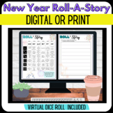 New Years Roll-A-Story: Paper and Digital Versions (digita