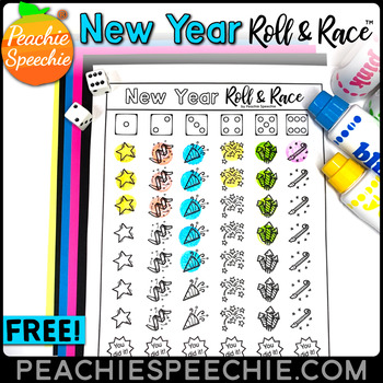 Preview of New Year Roll and Race - Open Ended Activity