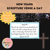 New Years Scripture Verse a Day: Month of January