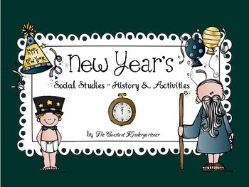 Preview of New Year's Social Studies Activities and Crafts for Pre-K and Kindergarten