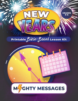 Preview of New Years Sunday School Lesson [Printable & No-Prep]