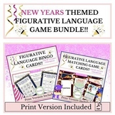 New Years Themed Figurative Language Game Card Bundle!!!