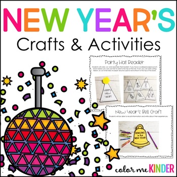 6 New Year's Themed Crafts and Activities by Color Me Kinder