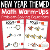 New Year's Themed Math: Problem Solving / Missing Addends