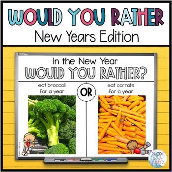 Preview of Would You Rather New Years Brain Breaks Movement Activities