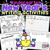 New Years Writing Activities 2024 for Kindergarten
