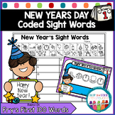 New Years Writing Activities | Sight Words 