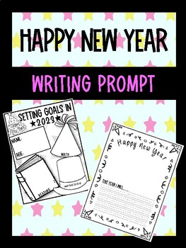 New Years Writing Prompt by ANB Primary Creations | TPT