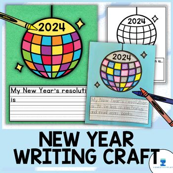 New Years Writing and Craft | New Years 2024 Bulletin Board by Hands ...