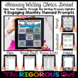 New Years and January Themed Digital Writing Prompts