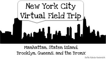 Preview of New York City (5 Boroughs) Virtual Field Field Trip - NYC, Manhattan, Queens