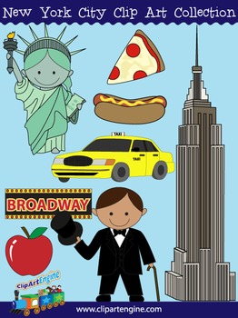 Preview of New York City Clip Art Collection