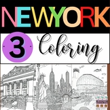 New York City Coloring Pages for Adults: 12 Iconic Landmar