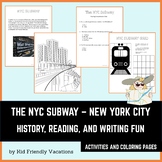 NYC Subway - New York City - History, Fun Facts, Coloring 