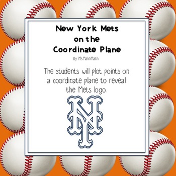 New York Mets 17 x 26 Coordinates Sign