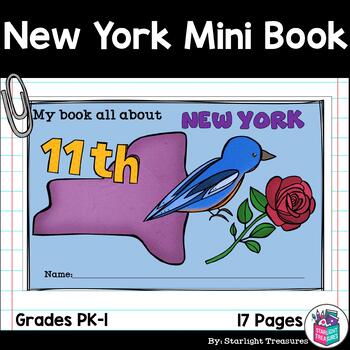 Preview of New York Mini Book for Early Readers - A State Study