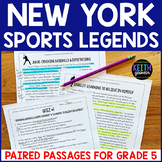 New York Sports Legends Paired Passages (Grade 5) Distance