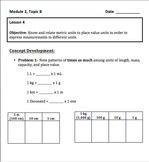 New York State Common Core Math Grade 4 Module 2 Guided Notes