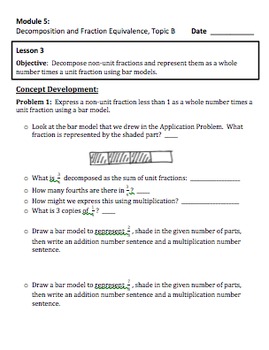 Preview of New York State Common Core Math Grade 4 Module 5 Guided Notes