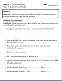 New York State Common Core Math Grade 4 Module 6 Guided Notes