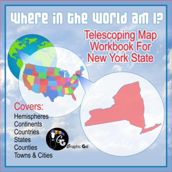 Preview of New York State Geography Telescoping Map Workbook