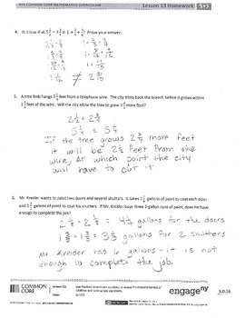 nys common core mathematics curriculum lesson 13 homework