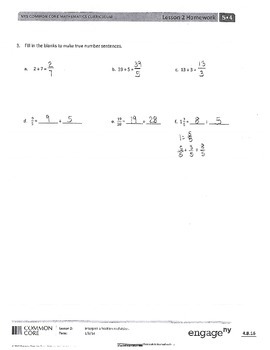 Preview of New York State Grade 5 Math Common Core Module 4 Lesson 1-5 Answer Key