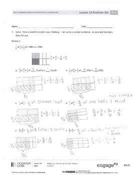 Preview of New York State Grade 5 Math Common Core Module 4 Lesson 13-16 Answer Key