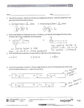 Preview of New York State Grade 5 Math Common Core Module 4 Lesson 21-25 Answer Key