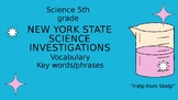 New York State Investigations vocabulary/key words, 5th grade