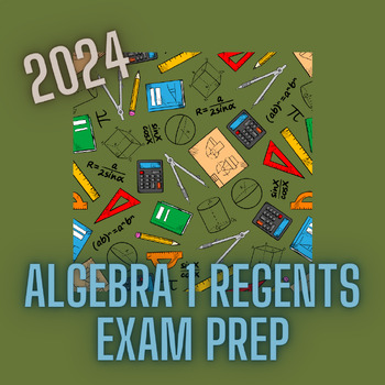 Preview of New York State Math Regents: Algebra 1 Exam PREP 2024