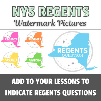 Preview of New York State Regents Questions Watermark Images - Transparent Background