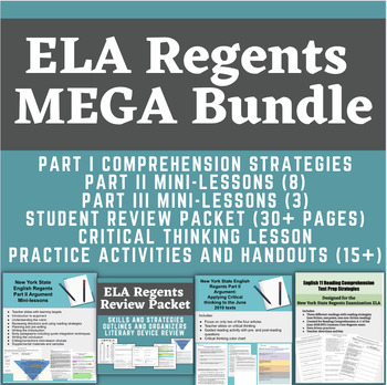 Preview of NYS ELA Regents in English Language Arts MEGA BUNDLE