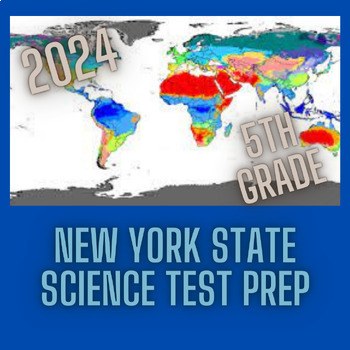Preview of New York State SCIENCE TEST PREP 5th Grade 2024: Climate Cluster