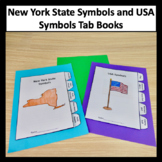 New York State Symbols and United States Symbols Tab Books