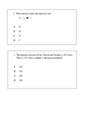 New York State Third Grade Math Test Prep- Question of the Day!