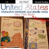 New York State doodle notes and interactive notebook