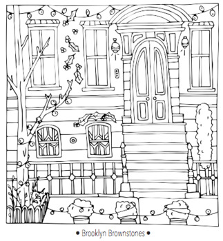 detailed winter coloring pages