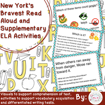Preview of New York's Bravest Read Aloud and Supplementary ELA Activities