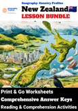 New Zealand Country Study (9-Lesson Geography Bundle)