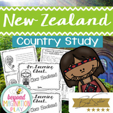 New Zealand Country Study Booklet World Geography Cultural Study