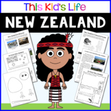 New Zealand Country Study: Reading & Writing + Google Slides/PPT