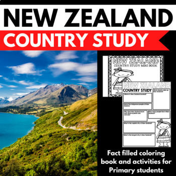 Preview of New Zealand Country Study Research Project - Reading Comprehension