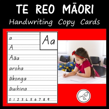 Preview of New Zealand Handwriting / Printing Cards – Te Reo Māori
